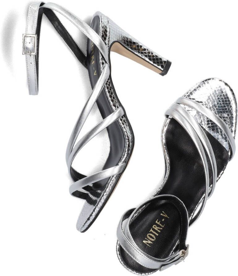 NOTRE-V Zilveren Sandalen 27242
