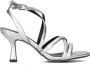 Metallica Metalli Sandalen Dames Zilver - Thumbnail 2