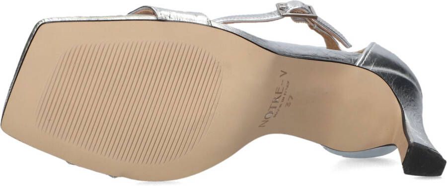 NOTRE-V Zilveren Sandalen 86605