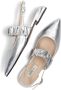 Notre-V 12237 Slingbacks Dames Zilver - Thumbnail 6