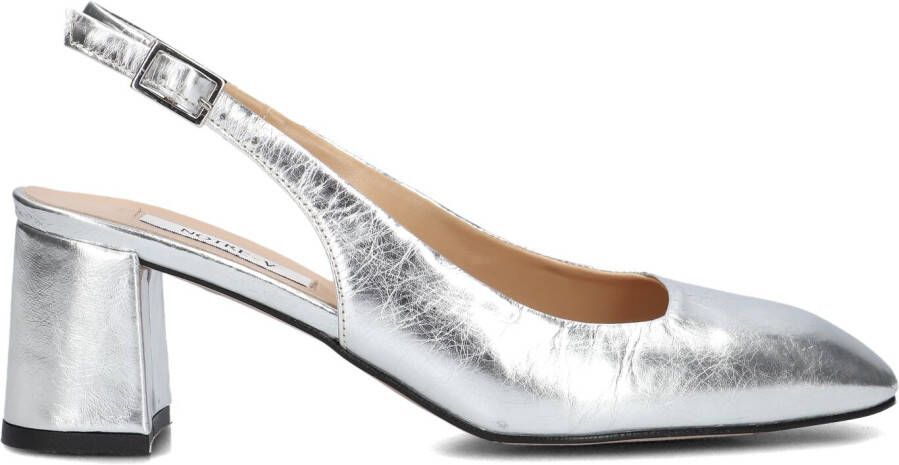 NOTRE-V Zilveren Slingbacks 3713