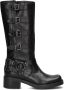 Notre-V Fry11 Biker boots Dames Zwart - Thumbnail 3