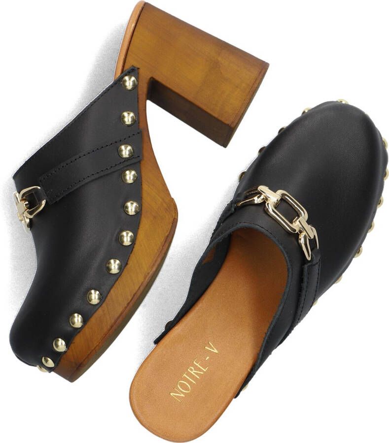 NOTRE-V Zwarte Clogs 8698