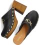 Notre-V 8698 Clogs Dames Zwart - Thumbnail 6