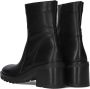 Notre-V 830016 Enkelboots Enkellaarsjes Dames Zwart - Thumbnail 2