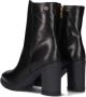 Notre-V Notre V 05 103 Enkellaarsjes Enkelboots met rits Dames Zwart - Thumbnail 3