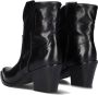 Bruin Tinten City Western 06 371 Enkellaarsjes Dames Zwart - Thumbnail 3