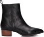 Notre-V 3231 Enkellaarsjes Enkelboots met rits Dames Zwart - Thumbnail 4