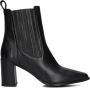 Notre-V 33028 Enkellaarsjes Enkelboots met rits Dames Zwart - Thumbnail 4