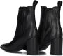 Notre-V 33028 Enkellaarsjes Enkelboots met rits Dames Zwart - Thumbnail 5