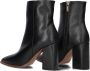 Notre-V 46936 Enkellaarsjes Enkelboots met rits Dames Zwart - Thumbnail 5