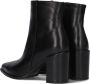 Notre-V 67034 Enkellaarsjes Enkelboots met rits Dames Zwart - Thumbnail 4