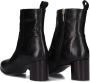 Notre-V 8543 Enkellaarsjes Enkelboots met rits Dames Zwart - Thumbnail 5