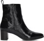 Notre-V 8543 Enkellaarsjes Enkelboots met rits Dames Zwart - Thumbnail 4