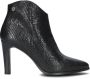 Notre-V Notre V 7433 Enkellaarsjes Enkelboots met rits Dames Zwart - Thumbnail 4