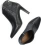 Notre-V Notre V 7433 Enkellaarsjes Enkelboots met rits Dames Zwart - Thumbnail 5