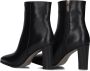 Notre-V 97436 Enkellaarsjes Enkelboots met rits Dames Zwart - Thumbnail 3