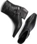 Notre-V Al334 Enkellaarsjes Enkelboots met rits Dames Zwart - Thumbnail 5
