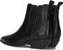 Notre-V Ar230 Enkellaarsjes Enkelboots met rits Dames Zwart - Thumbnail 4