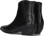 Notre-V Ar231 Enkellaarsjes Enkelboots met rits Dames Zwart - Thumbnail 5