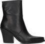 Notre-V Ar274 Enkellaarsjes Enkelboots met rits Dames Zwart - Thumbnail 1