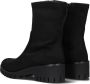 Notre-V Notre V Arita Enkellaarsjes Enkelboots met rits Dames Zwart - Thumbnail 4