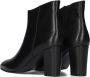 Notre-V Diane-02 Enkellaarsjes Enkelboots met rits Dames Zwart - Thumbnail 3