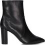 Notre-V Stella-04 Enkellaarsjes Enkelboots met rits Dames Zwart - Thumbnail 2