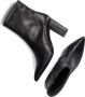 Notre-V Stella-04 Enkellaarsjes Enkelboots met rits Dames Zwart - Thumbnail 5