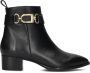 Notre-V 3254 Enkellaarsjes Enkelboots met rits Dames Zwart - Thumbnail 4