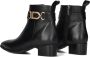 Notre-V 3254 Enkellaarsjes Enkelboots met rits Dames Zwart - Thumbnail 5