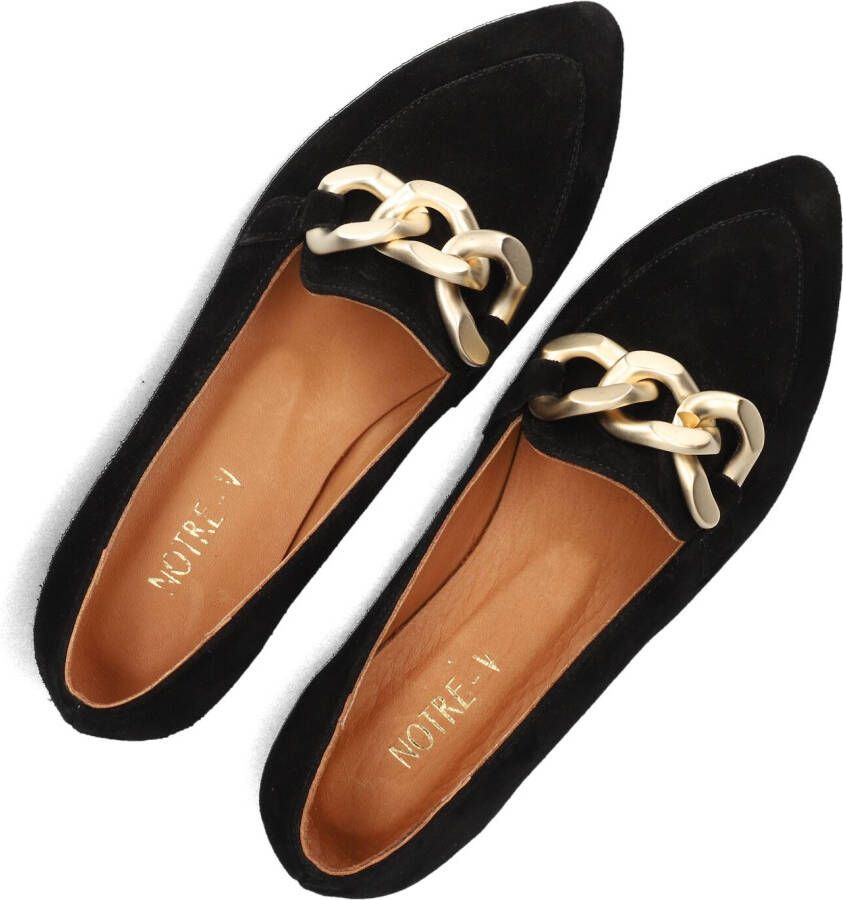 NOTRE-V Zwarte Loafers 4605