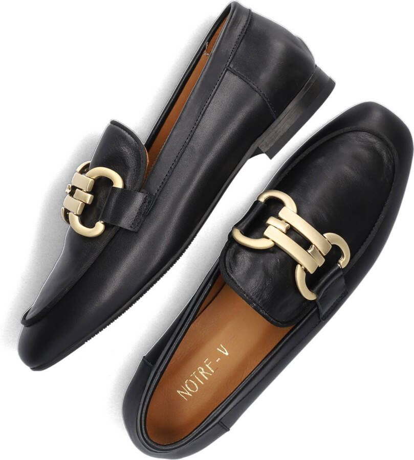 NOTRE-V Zwarte Loafers 5632