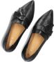 Notre-V 5672 Loafers Instappers Dames Zwart - Thumbnail 6