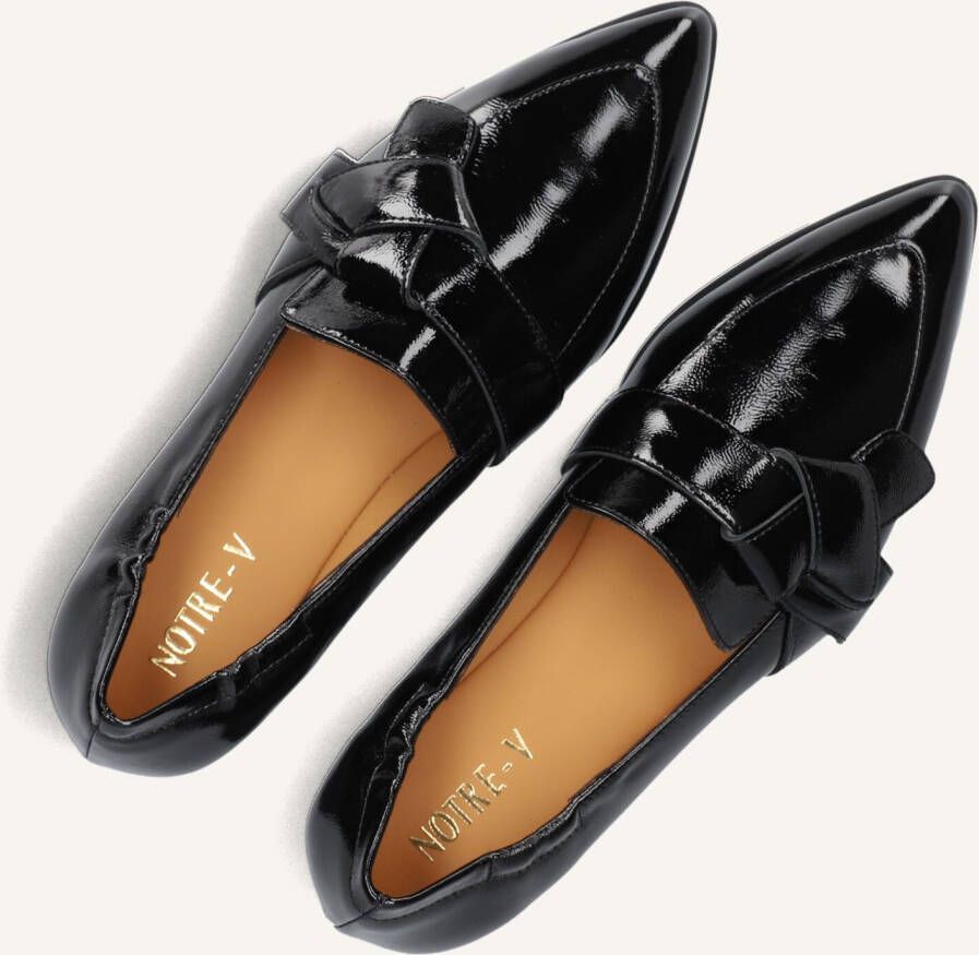 NOTRE-V Zwarte Loafers 5672