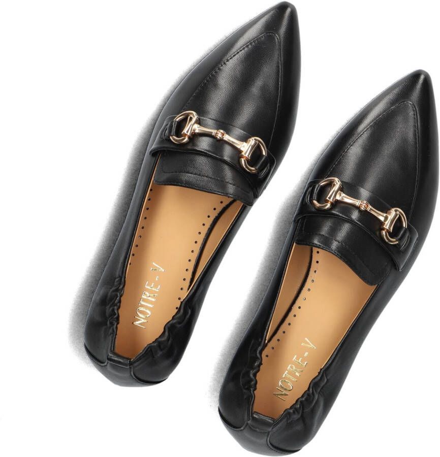 NOTRE-V Zwarte Loafers 8015
