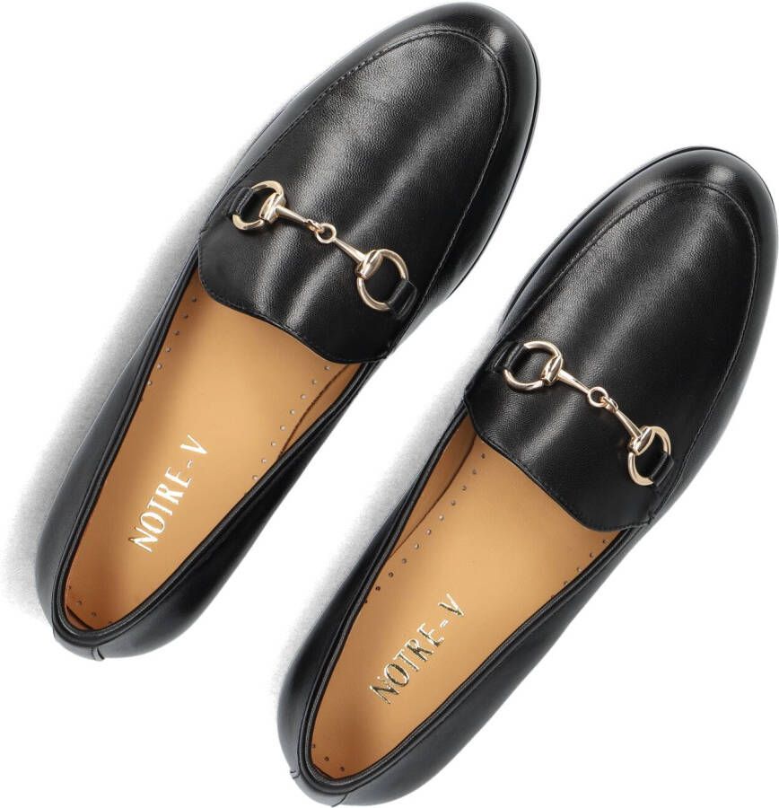 NOTRE-V Zwarte Loafers Gr8020