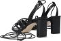 Notre-V Notre V 12372 Sandalen Dames Zwart - Thumbnail 3