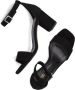 Notre-V Notre V 34342 Sandalen Dames Zwart - Thumbnail 5