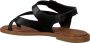 Notre-V Notre V 423106 Sandalen Dames Zwart - Thumbnail 3