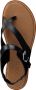 Notre-V Notre V 423106 Sandalen Dames Zwart - Thumbnail 4