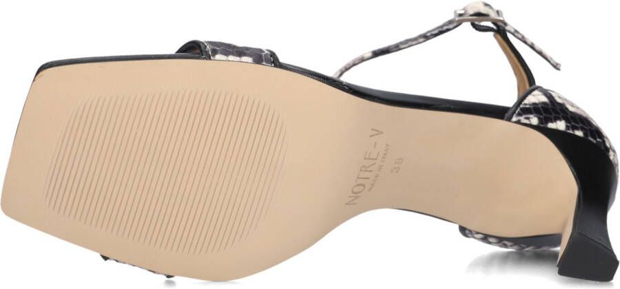 NOTRE-V Zwarte Sandalen 86605