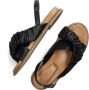 Notre-V Notre V 906010 Sandalen Dames Zwart - Thumbnail 5