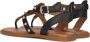 Notre-V 981021 Sandalen Dames Zwart - Thumbnail 3