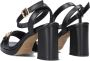 Strappy Sandals 99915 Sandalen Dames Zwart - Thumbnail 3