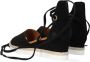 Strappy Sandals Z401 Sandalen Met Sleehak Dames Zwart - Thumbnail 4