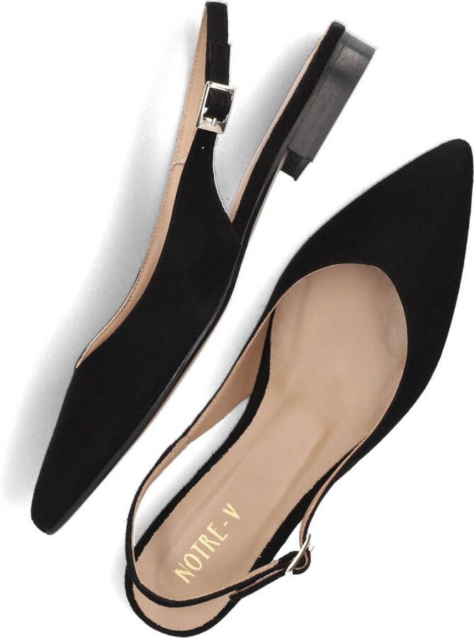 NOTRE-V Zwarte Schoenen 08-231