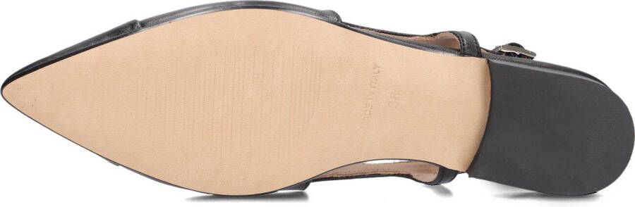 NOTRE-V Zwarte Slingbacks 08-235