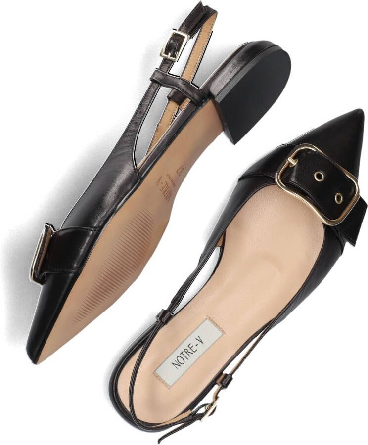 NOTRE-V Zwarte Schoenen 12250