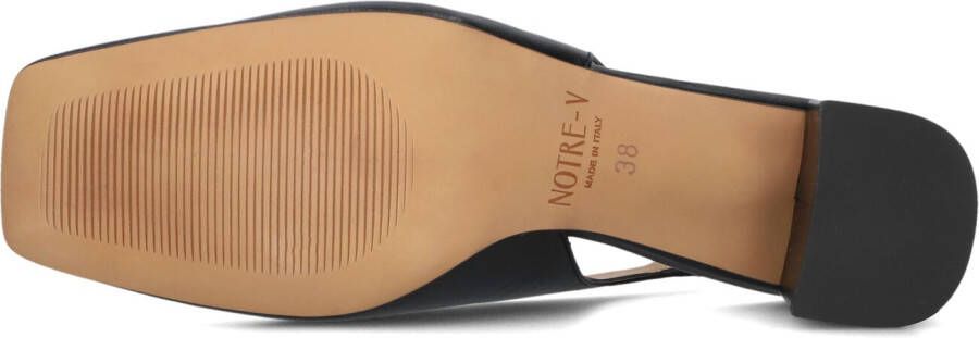 NOTRE-V Zwarte Slingbacks 3713